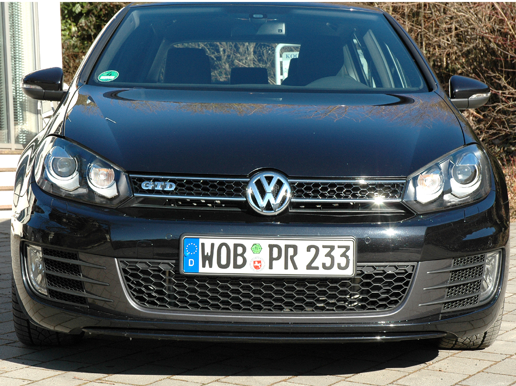 VW Golf GTD: Frontansicht. 