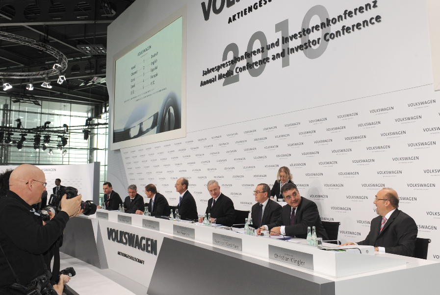 VW-Jahresbilanz 2009: Absatzerfolge in einem schwierigen Jahr