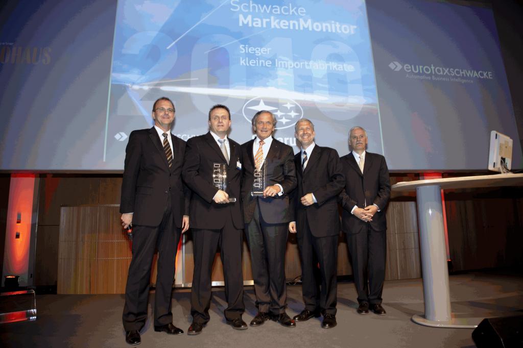 ''MarkenMonitor 2010'': Subaru verteidigt Doppeltitel