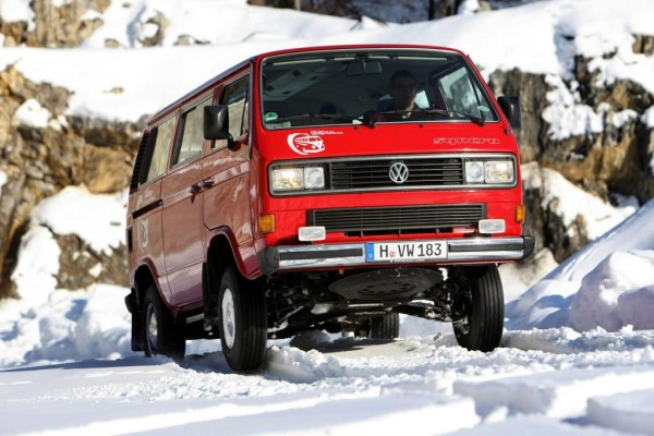 25 Jahre VW Transporter mit Allradantrieb 