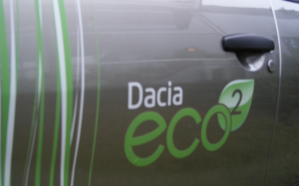 Auch Dacias werden nach dem internen Eco-Umweltlabel zertifiziert.