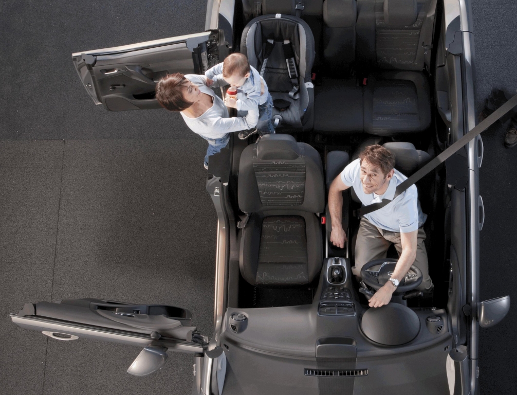 Ausgeklügelt: das Sitzsystem des Meriva. 