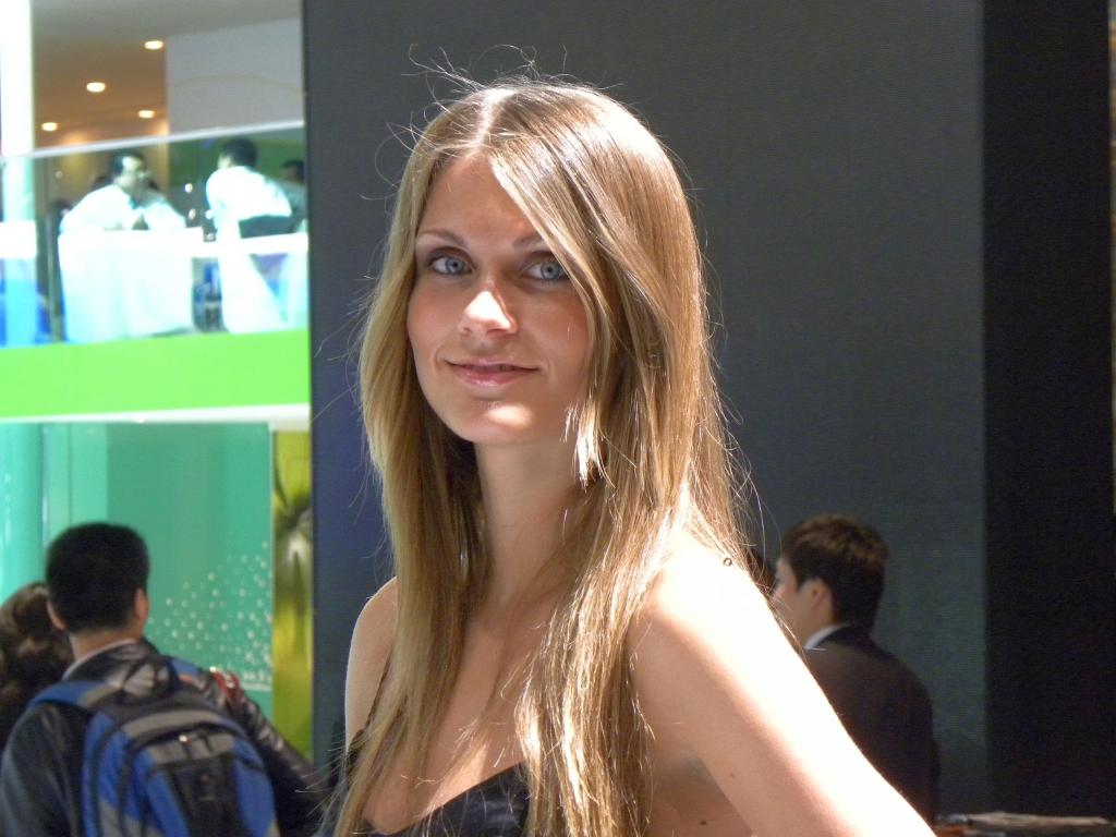 Auto China 2010: Messehostess.