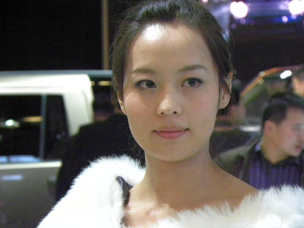 Auto China 2010: Messehostess.