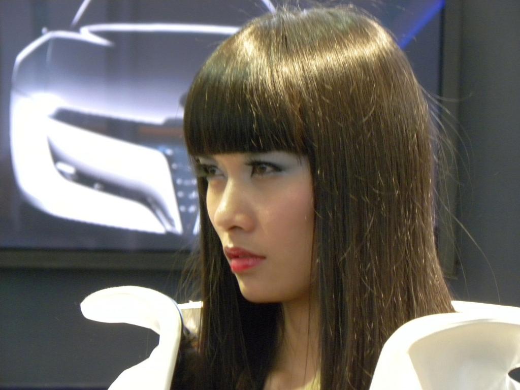 Auto China 2010: Messehostess.