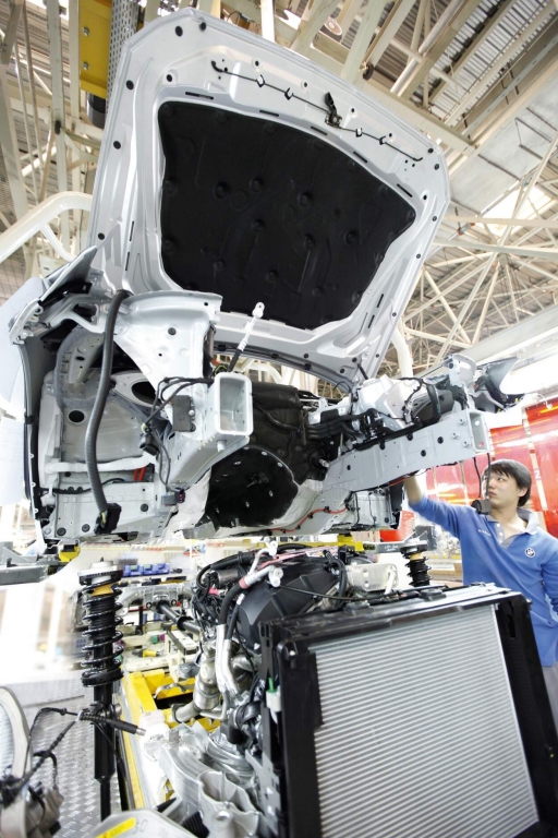 BMW Brilliance Joint Venture Shenyang, China, Produktion 5er Limousine Langversion (04/2010)