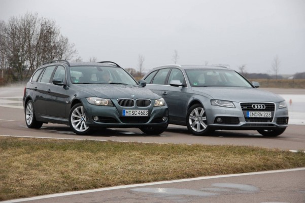 Bayernduell: Audi A4 2.0 T Quattro vs. BMW 325i Touring im auto.de-Vergleichstest