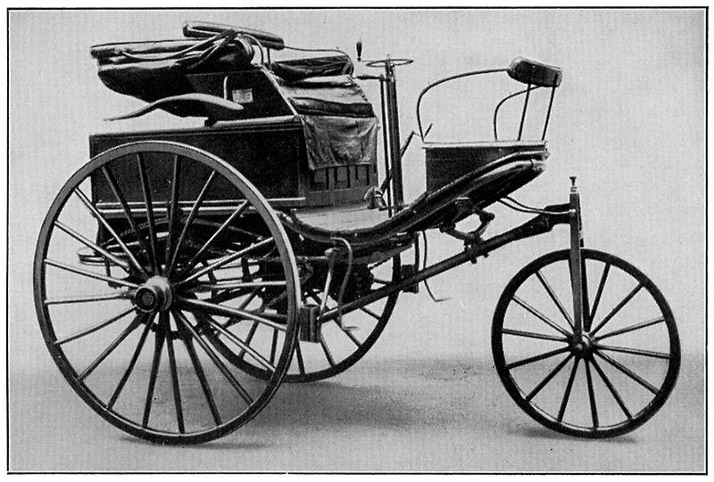 Benz-Patent-Motorwagen Nr. 3, mit dem Bertha Benz 1888 von Mannheim nach Pforzheim fuhr.
