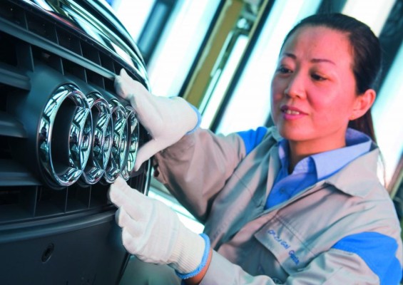 Bestes Quartal für Audi in China