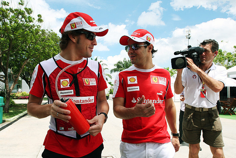 Ferrari &uuml;ber Massa-Alonso-Berichte nicht erfreut: An der Beziehung &auml;ndert sich nichts