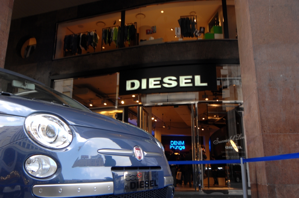Fiat bringt auch den 500 C als Sondermodell by Diesel