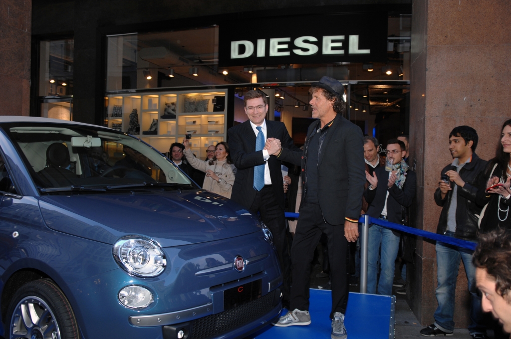 Fiat bringt auch den 500 C als Sondermodell by Diesel