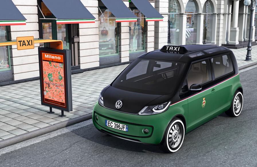 Hannover Messe 2010: Weltpremiere des Milano Taxi bei Volkswagen
