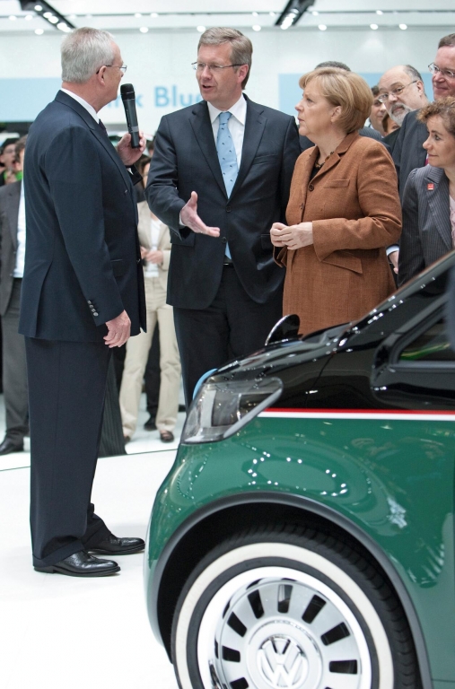 Hannover Messe 2010: Weltpremiere des Milano Taxi bei Volkswagen