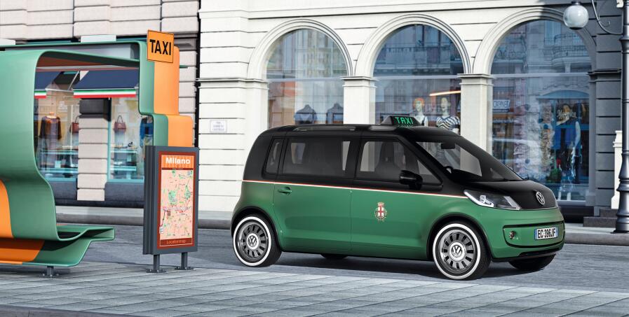 Hannover Messe 2010: Weltpremiere des Milano Taxi bei Volkswagen