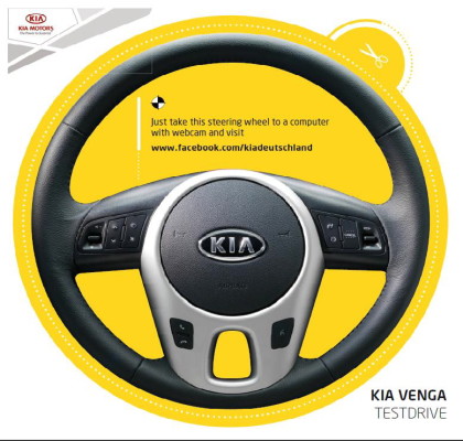 Kia Venga-Testfahrt am PC