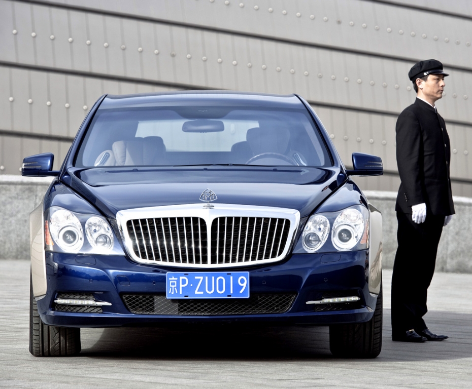 Maybach-Modellpflege: Die Maybachs sind Chauffeurs-Limousinen.