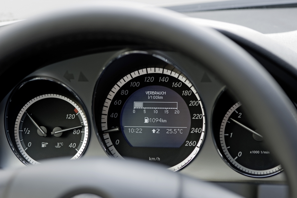 Mercedes C-Klasse mit Start-Stopp-System 
