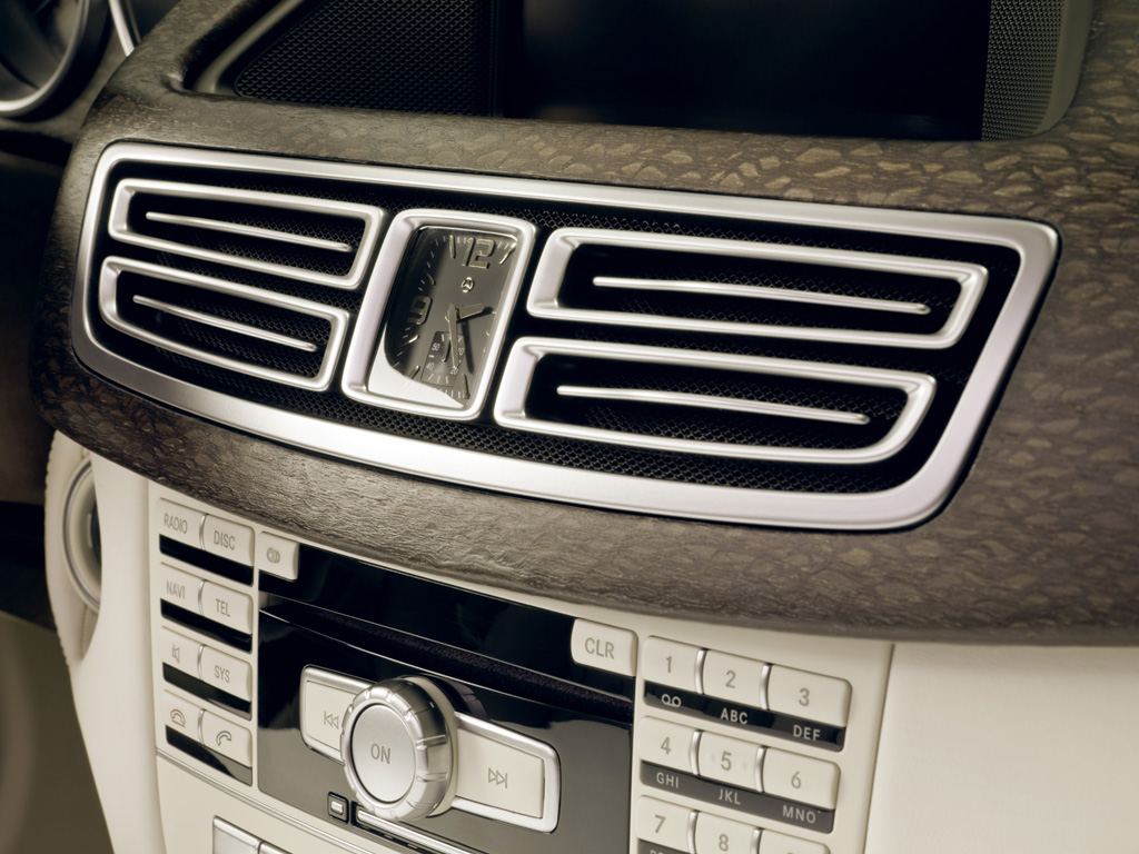 Mercedes Shooting Brake: Detailaufnahme aus dem Fond.
