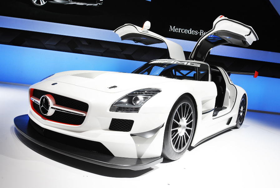 New York Auto Show 2010: Premiere des Mercedes-Benz SLS AMG GT3