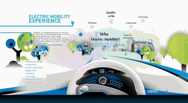 Nissan führt Webportal zu Elektrofahrzeugen ein