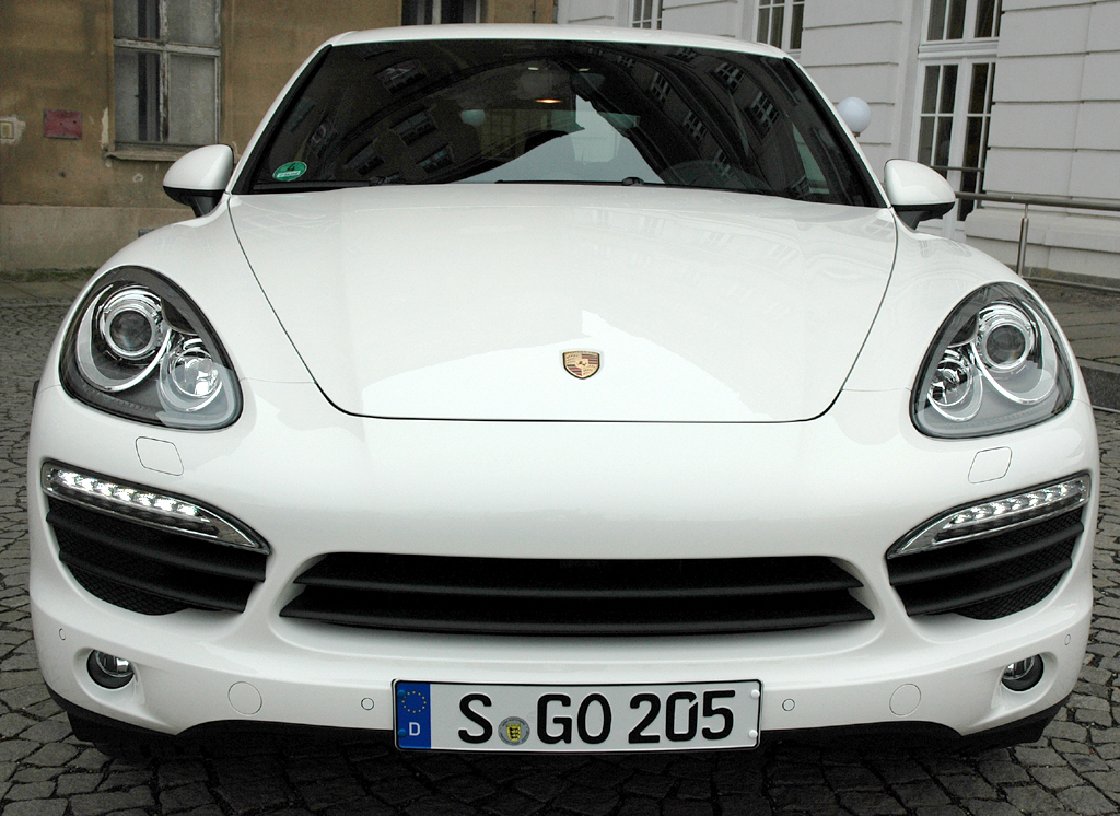 Porsche Cayenne: Frontansicht.