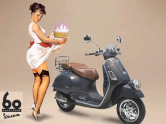 Sahnehäubchen - 60 Jahre sexy Vespa-Girls
