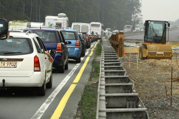 Staulänge auf Autobahnen gesunken 