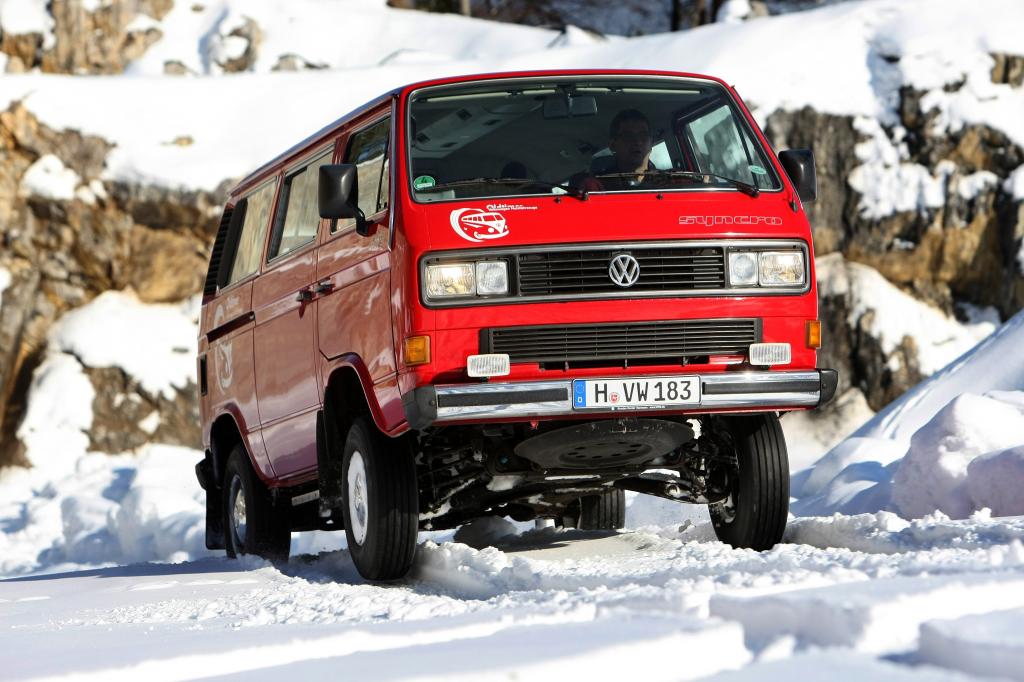 Techno Classica 2010: 25 Jahre Allrad im Volkswagen Bus