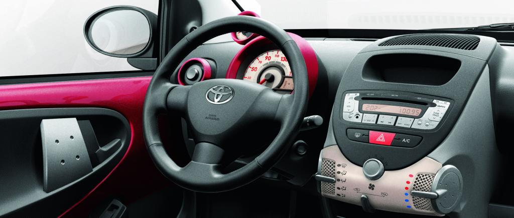Toyota Aygo Cool Red.