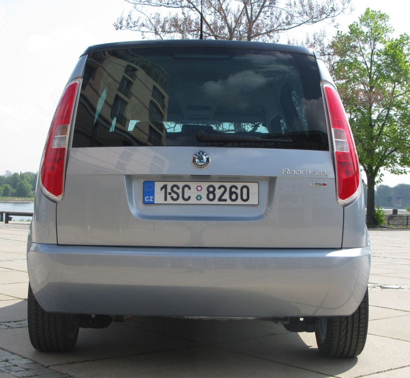 Škoda Roomster: Heckansicht.