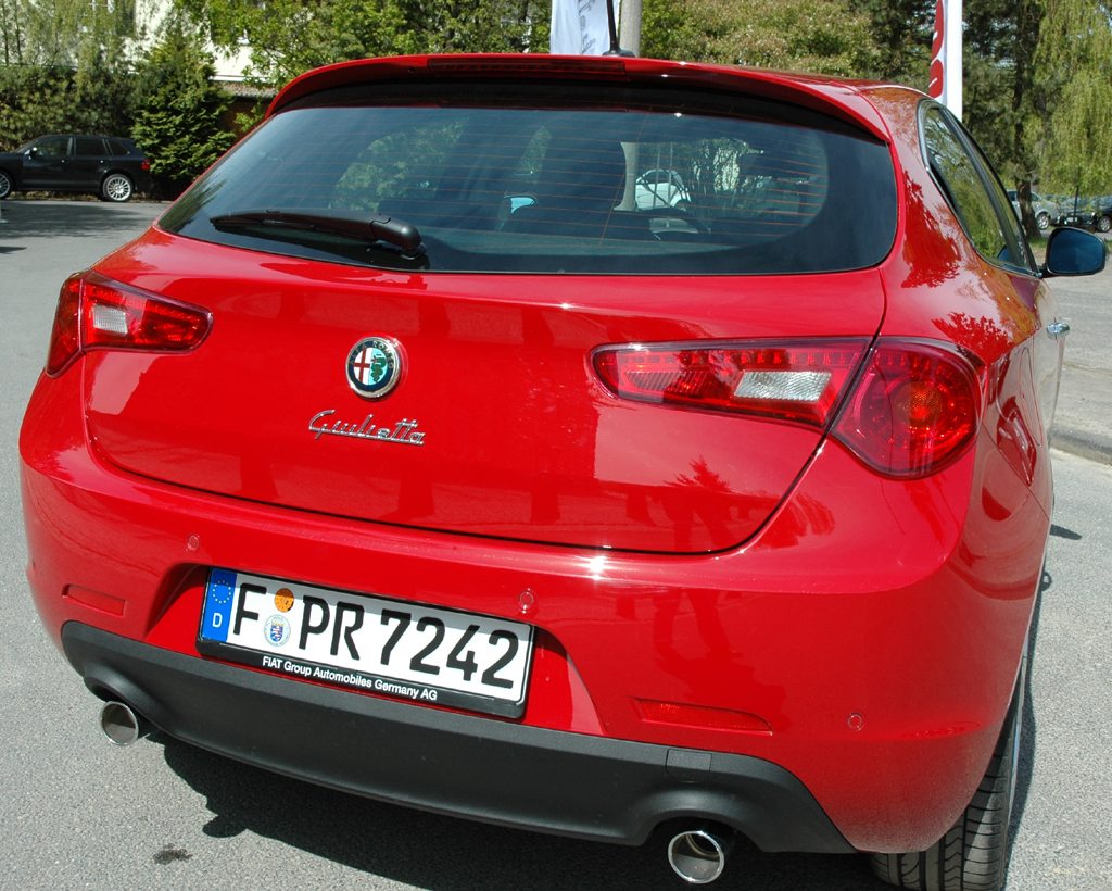 Alfa Giulietta: Heckansicht. 
