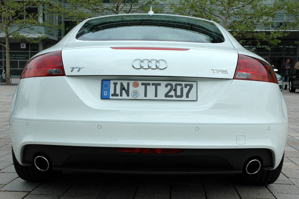 Audi TT: Heckansicht. 