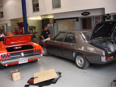 Auto halb/halb - 