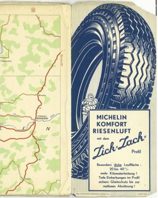 Die Brüder Michelin entwarfen 1910 erste detaillierte Straßenkarten