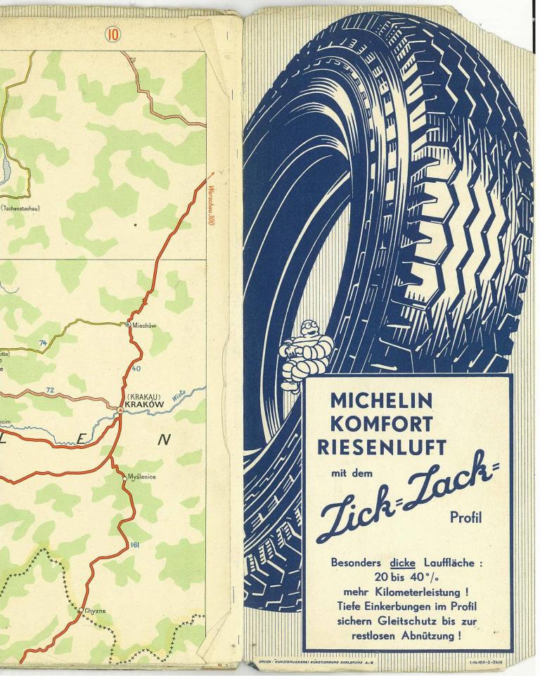 Die Brüder Michelin entwarfen 1910 erste detaillierte Straßenkarten