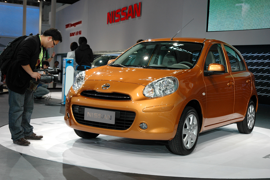 Ebenfalls kleinere Fahrzeuge, hier Nissans neuer Micra, rücken in den Blickpunkt. 