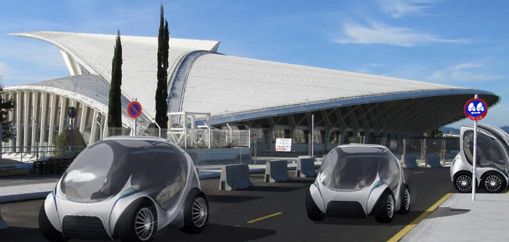 Faltbares Elektroauto für die City 