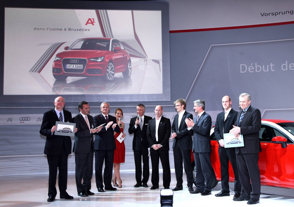 Festakt zum Produktionsstart des Audi A1 in Brüssel. 