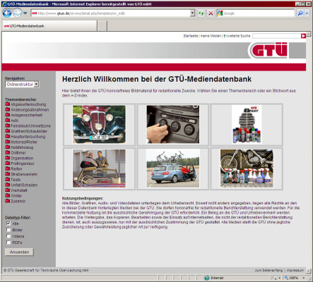 GTÜ richtet neue Mediendatenbank ein