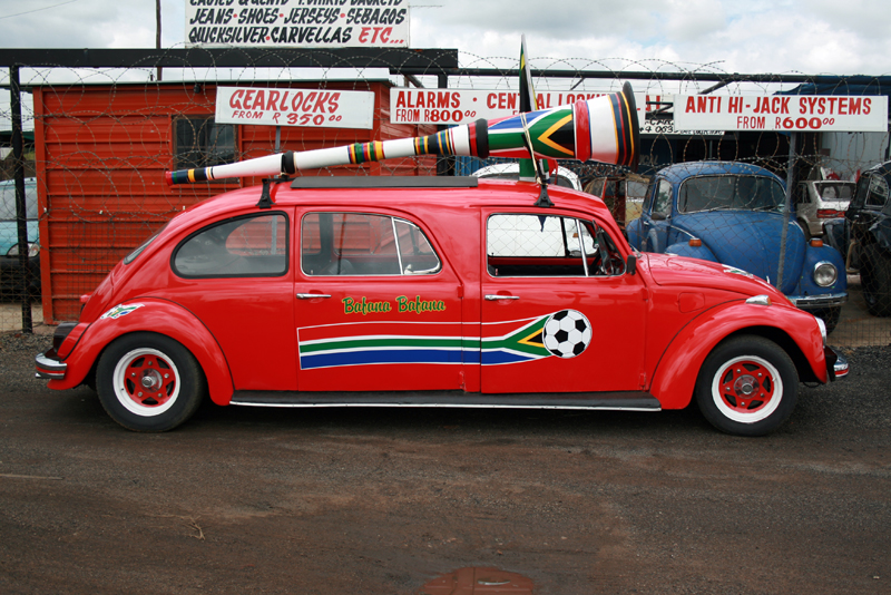 Im Auto-Korso ist man damit der Hit! Foto von: mediaclubsouthafrica.com