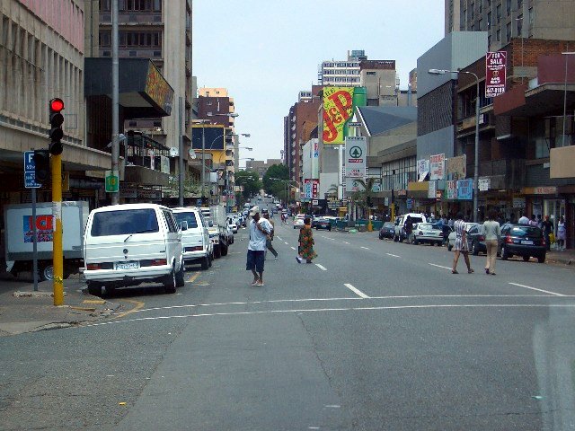 In den Straßen von Johannesburg