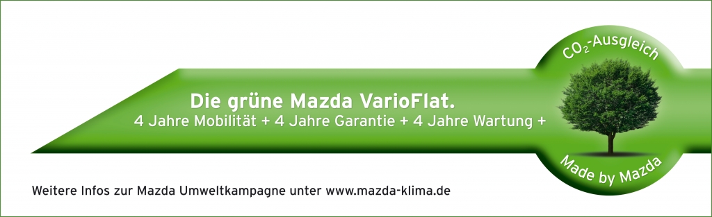 Mazda pflanzt Bäume für Autos 