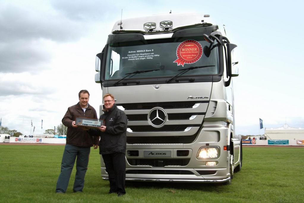 Mercedes-Benz Actros ist Lkw des Jahrzehnts 