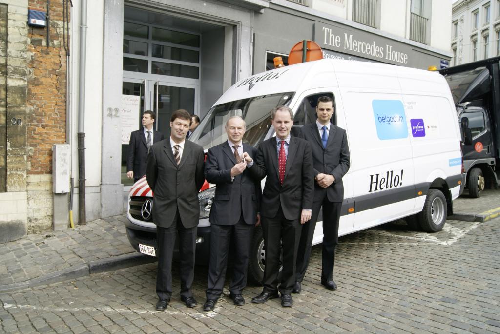 Mercedes-Benz liefert 600 Sprinter an Belgacom