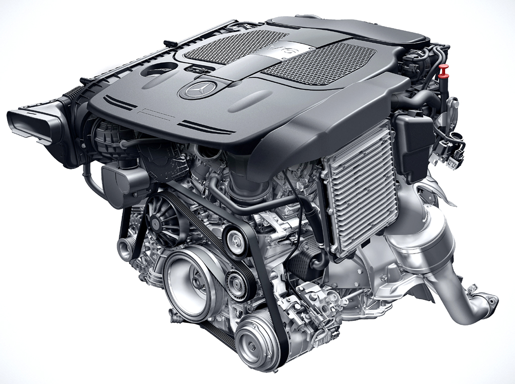 Mercedes Motoren: So sehen die neuen V6-Triebwerke aus. 