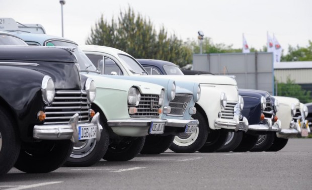 Oldtimertreffen bei Peugeot in Saarbrücken