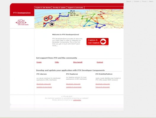 PTV öffnet im Internet ein Forum für Entwickler