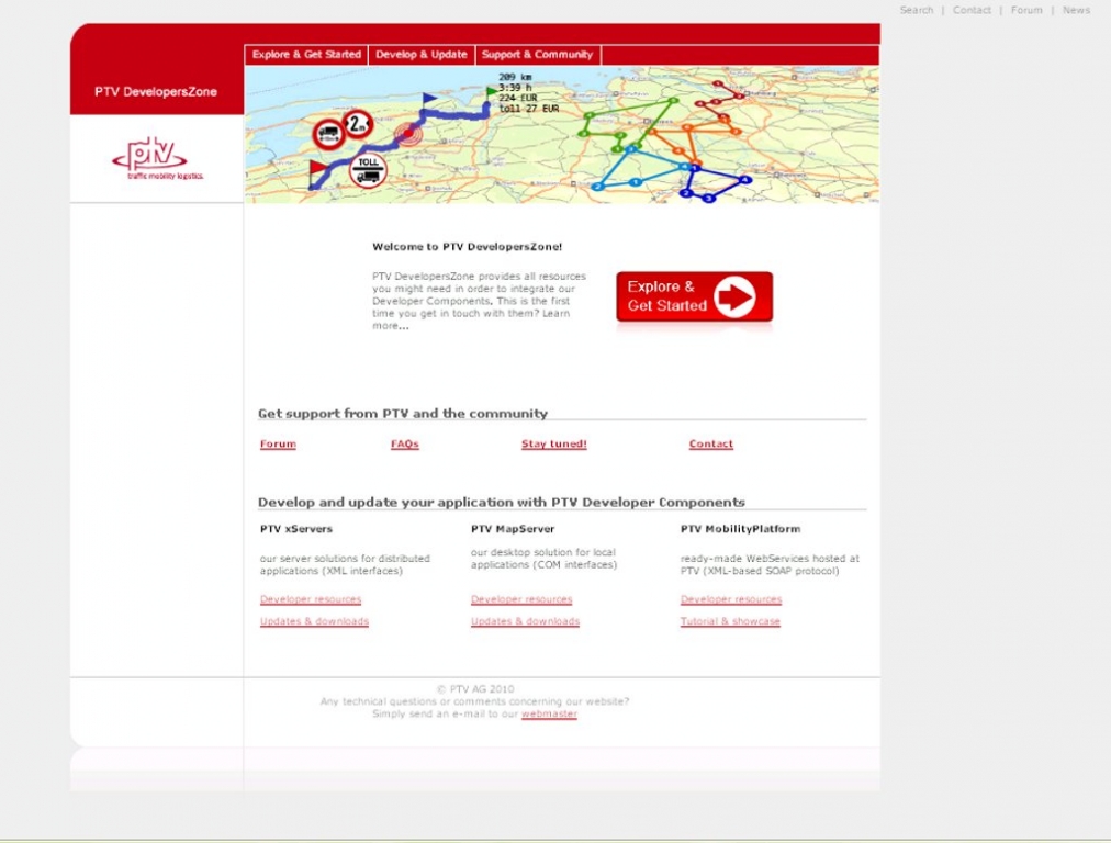 PTV öffnet im Internet ein Forum für Entwickler
