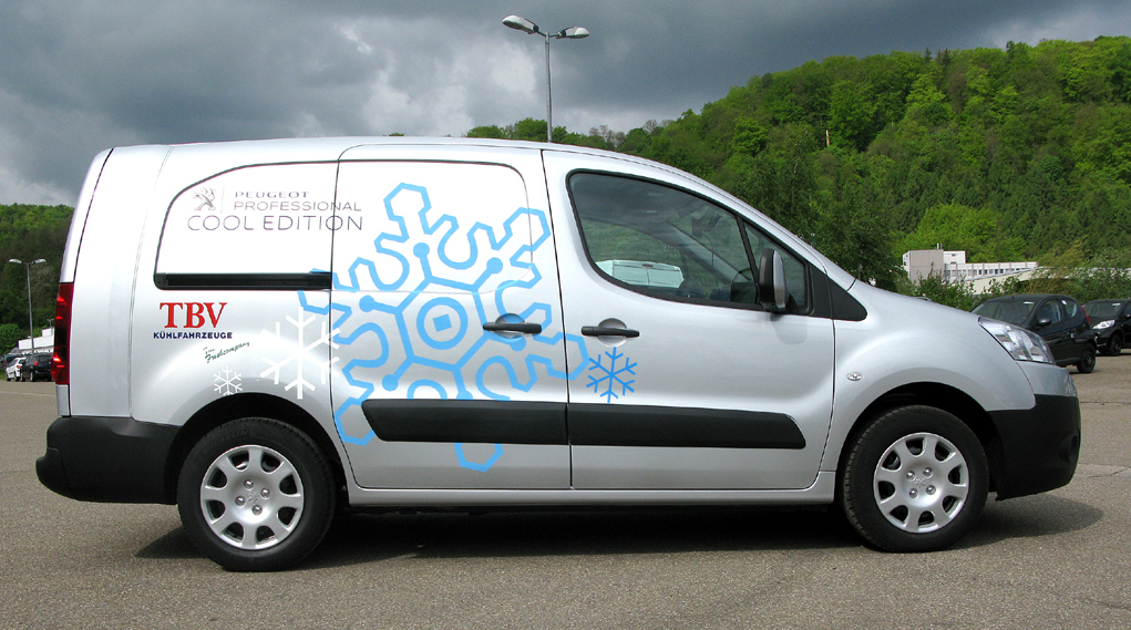 Peugeot Professional: Klar, dass es sich hier um ein Kühlfahrzeug handeln muss. 